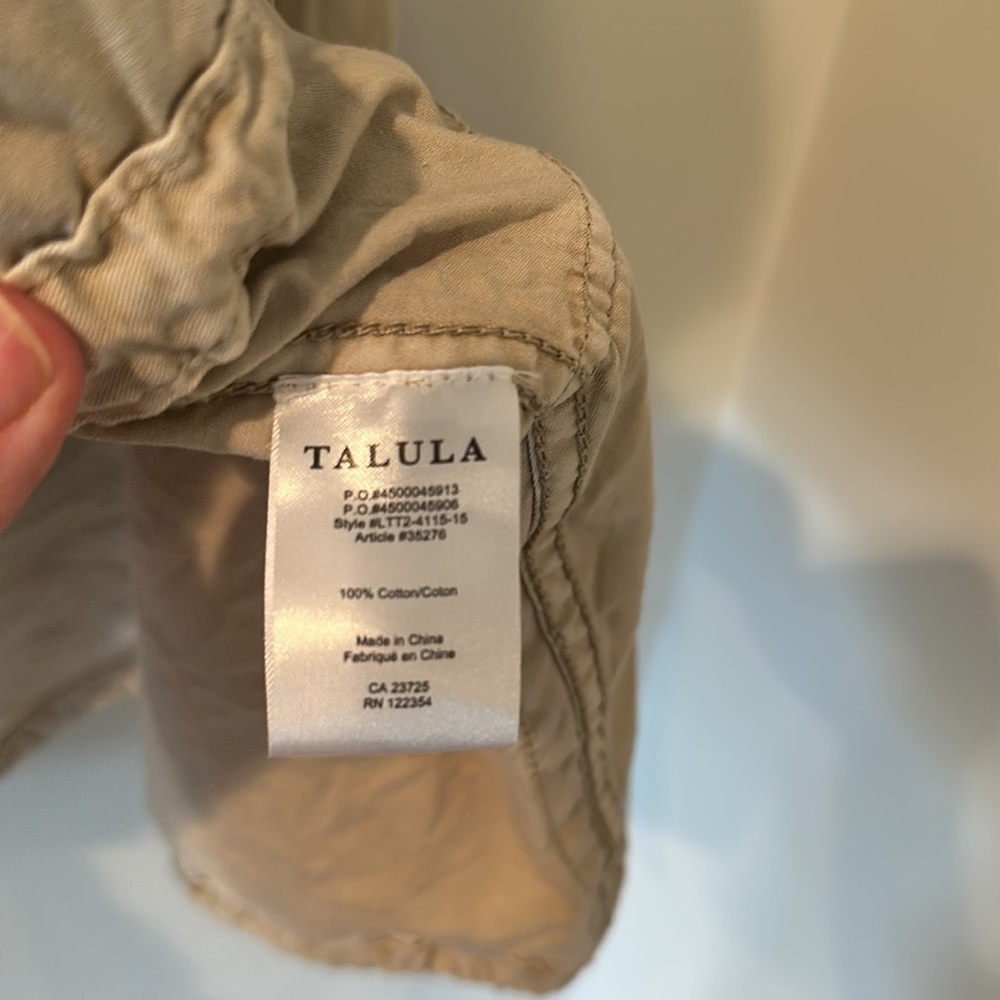 Aritzia Talula utility jacket light tan xxxs - Picture 8 of 11